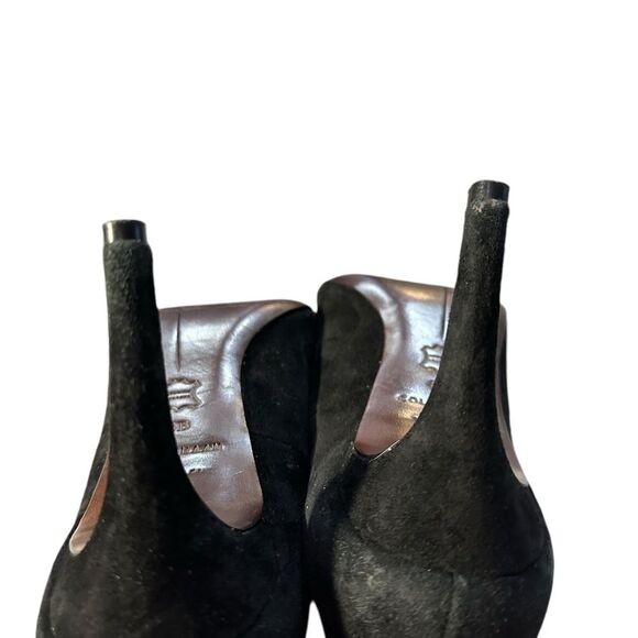 Cole Hann Suede Black Heels Sz 8 B - Picture 5 of 13